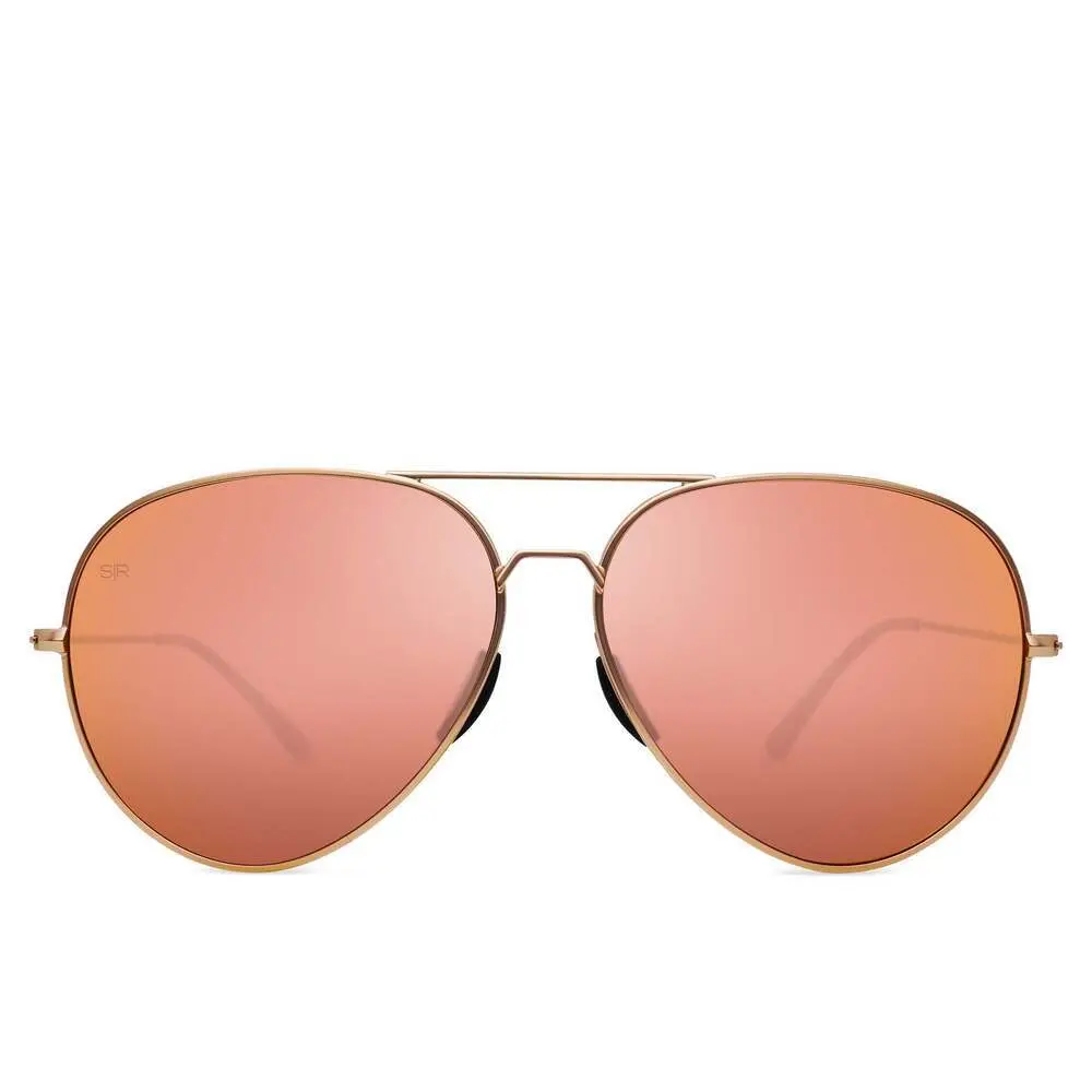 Tangle Free Aviator - Rose Gold Polarized