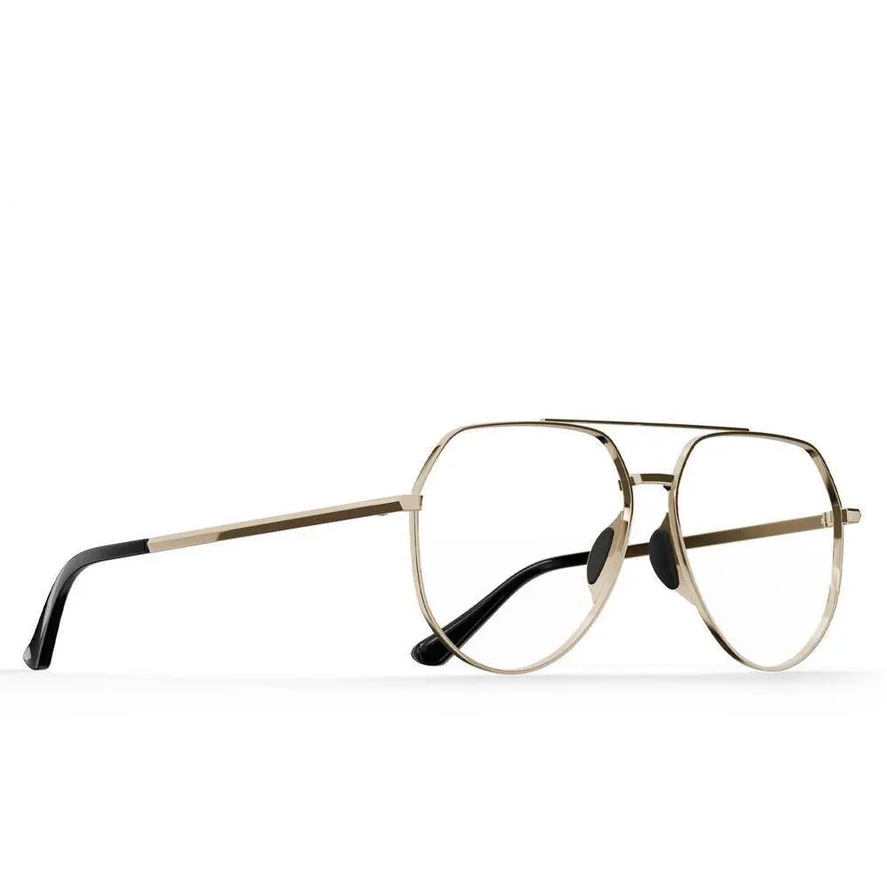 Tangle Free Aviator Hex Rx - Gold - Image 2