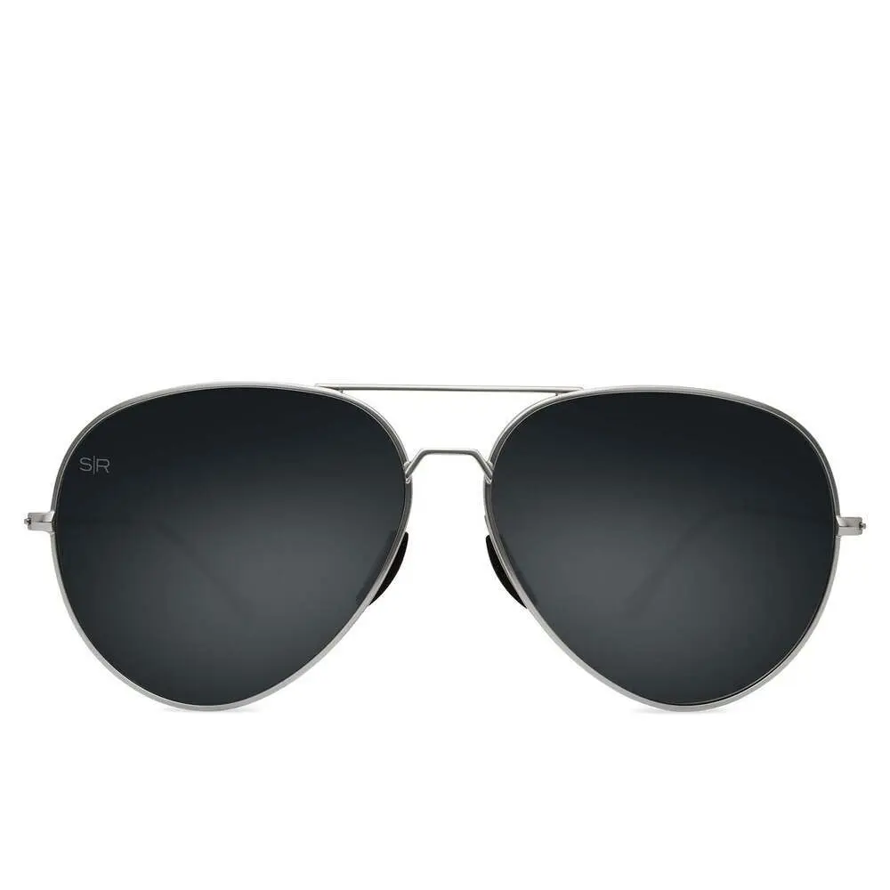 Tangle Free Aviator - Blackout Polarized