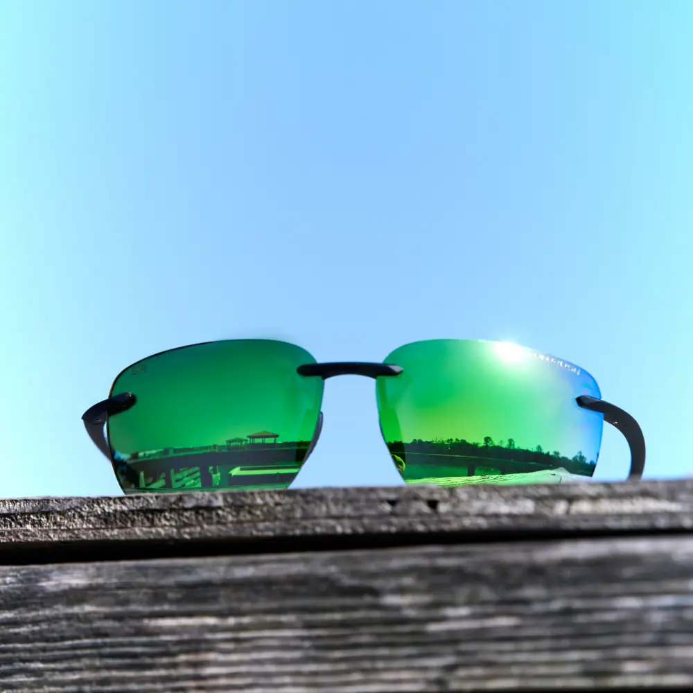 Huron Matte Black - Emerald Polarized - Image 6